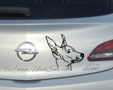 Aufkleber Xoloitzcuintle 1 